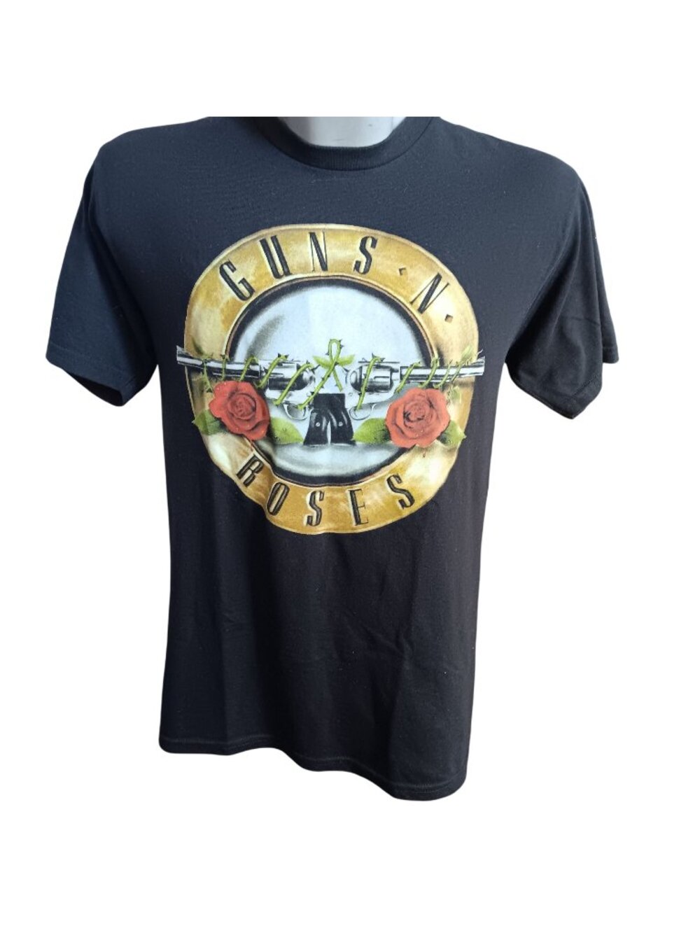 Medium T-shirt Guns N Roses Band Mens Retro Black Medium Cotton/Polyester Glam